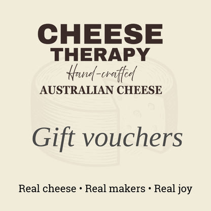 Cheese Therapy Gift Voucher - a really good idea